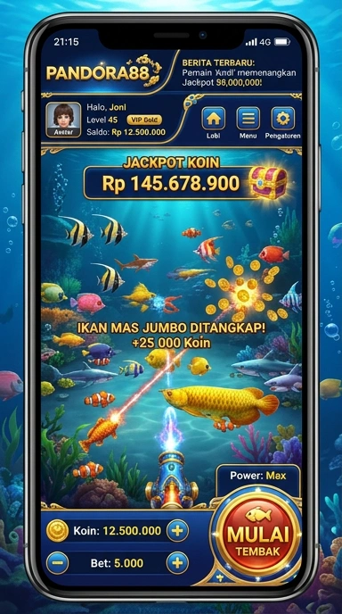 Tampilan antarmuka pandora88 yang menarik dan mudah digunakan.