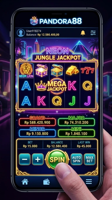 Screenshot saat mengunduh aplikasi populer di pandora88.